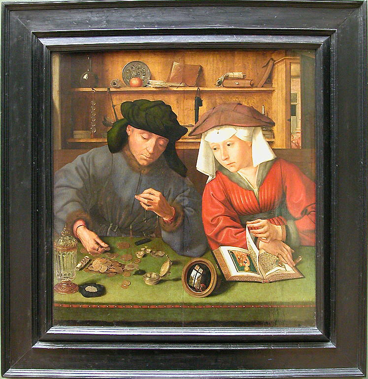 THE MONEY CHANGER AND HIS WIFE – QUINTEN MASSYS (1514)