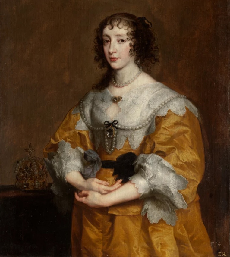 Sir Anthony van Dyck (1599 - 1641). Portrait of Queen Henrietta Maria.
