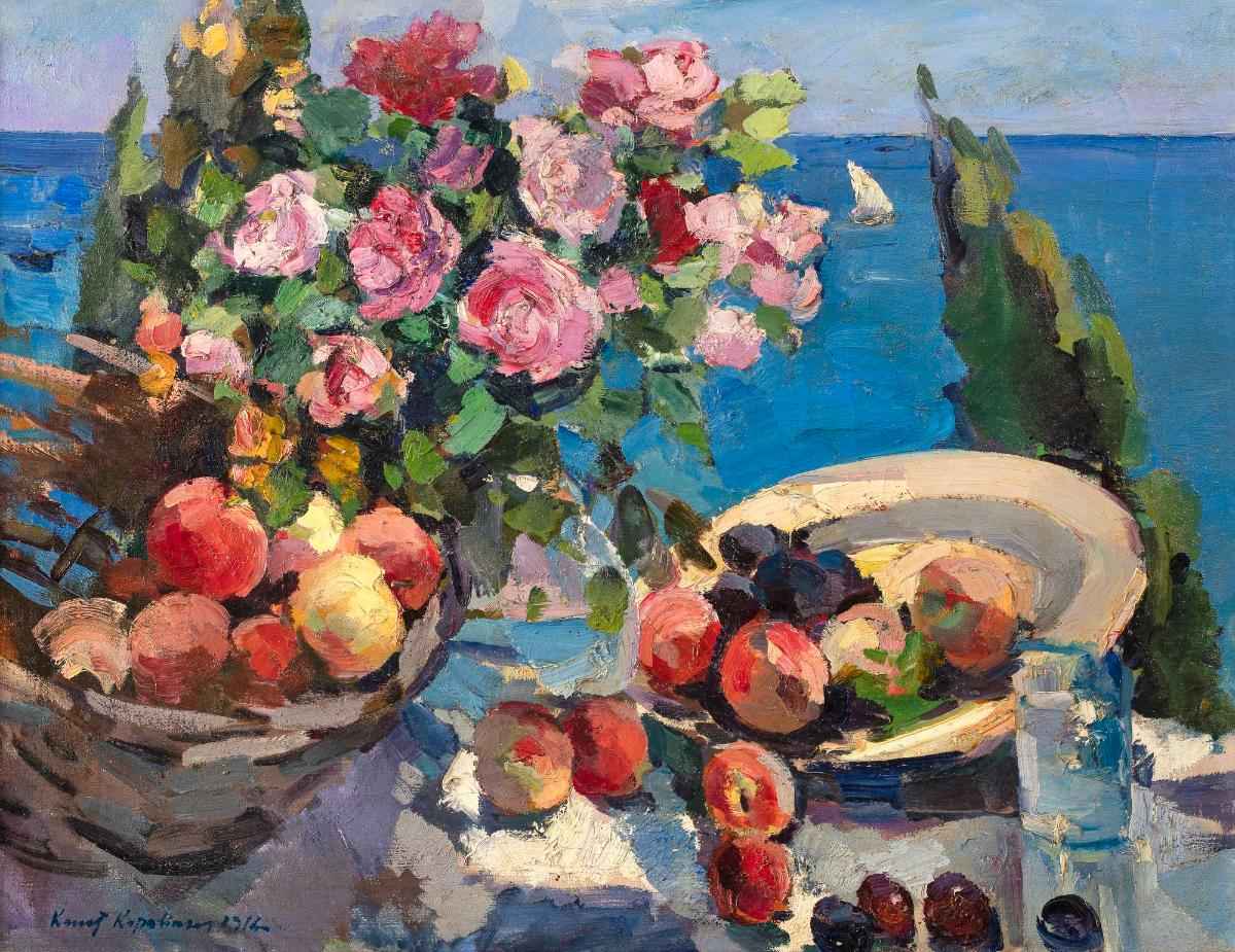 KOROVIN K. A. « ROSES ET FRUITS », 1916
